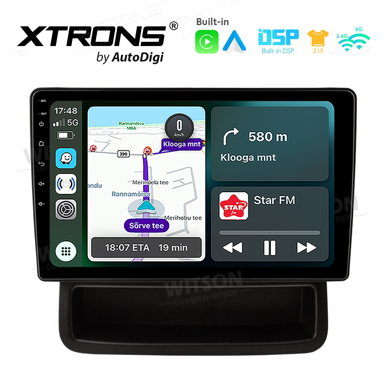 Opel Vivaro | Renault Trafic 2 | Nissan Primastar | (2011 - 2015) Android 14  | CarPlay Android multimeedia keskus | DAB+ digiraadio